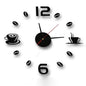 DIY Coffee Cup Creative Acrylic Wall Clock