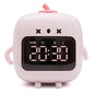 C3 Kid's Alarm Clock Digital Cute Bedside Clock Countdown Function Children's Sleep Trainer Snooze Traning Tool for Boys and Girls