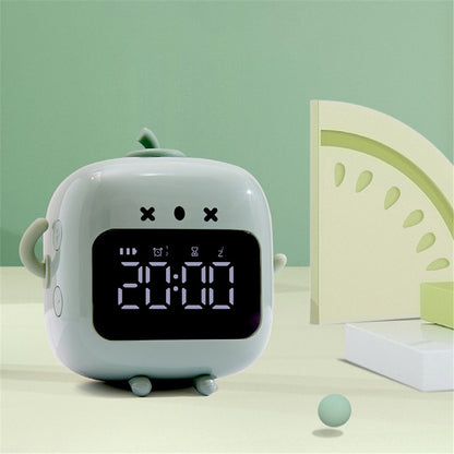 C3 Kid's Alarm Clock Digital Cute Bedside Clock Countdown Function Children's Sleep Trainer Snooze Traning Tool for Boys and Girls