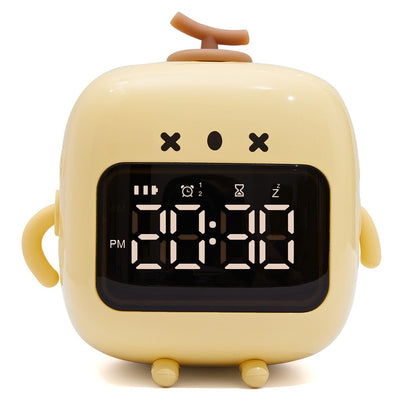C3 Kid's Alarm Clock Digital Cute Bedside Clock Countdown Function Children's Sleep Trainer Snooze Traning Tool for Boys and Girls