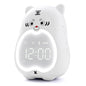 XR-MM-C2110 Cute Tiger Shaped Alarm Clock Creative Electronic Clock Multifunction Study Training Time Setting Touch Controlled Clock