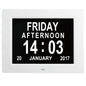 DDC-8009 8 inch Digital Display Alarm Clock 8 Groups Alarm Desktop Clock Machine Auto Adjust Brightness Elderly Alarm Clock