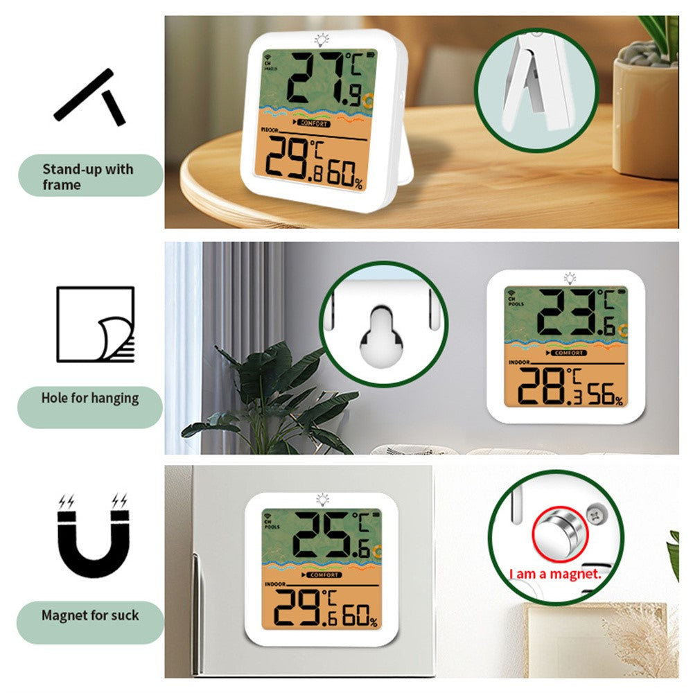 TS-PL07 Wireless Pool Thermometer IP68 Waterproof with Indoor Receiver Floating Digital Water Temperature Gauge for Swimming Pool Spa