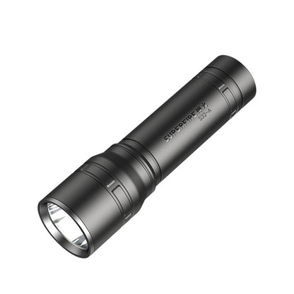 SUPERFIRE S33-A Bright LED Flashlight 4-Mode Rechargeable Waterproof Outdoor Camping Hiking Torch