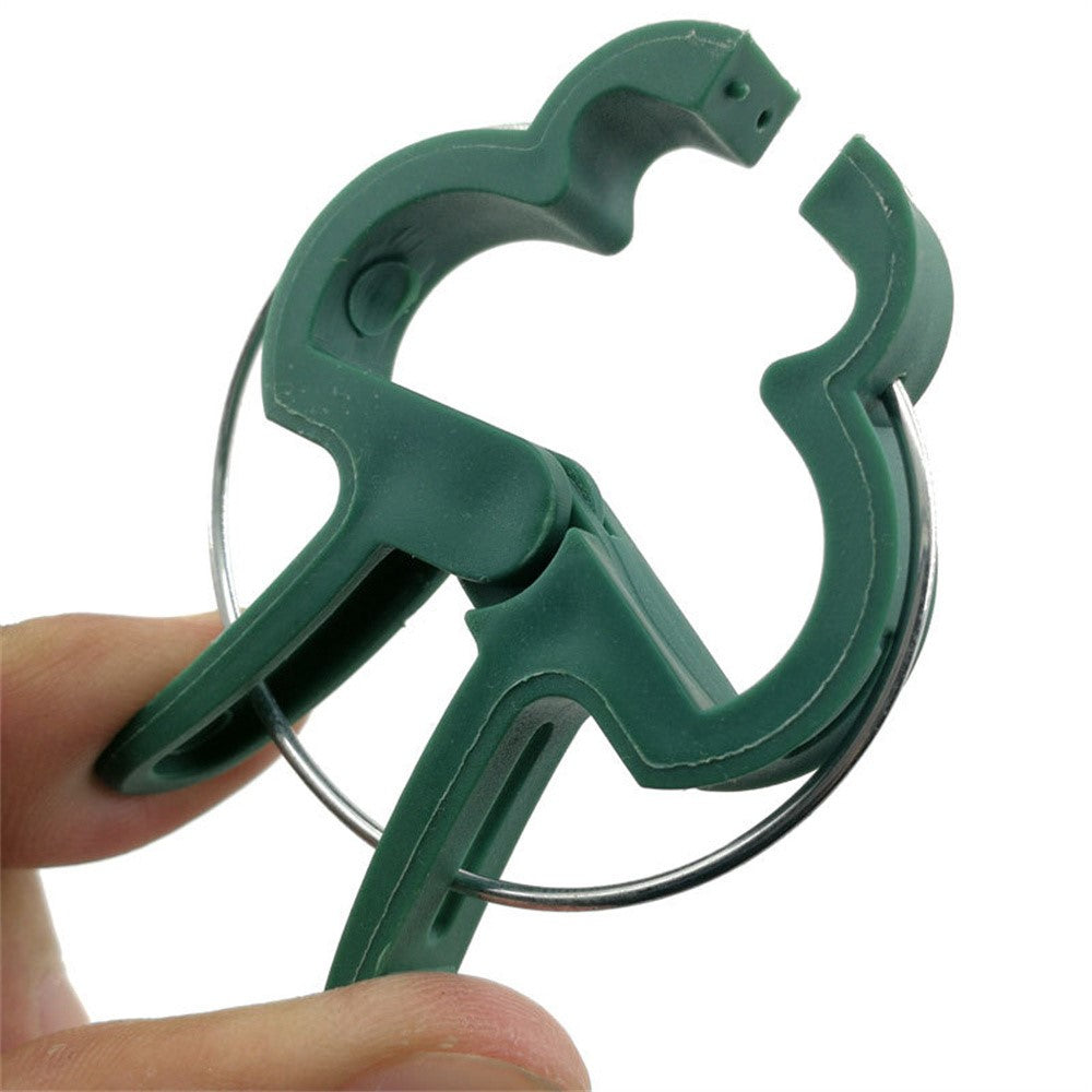 10Pcs Large + 10Pcs Small Garden Plant Support Clips Tomatoes Flowers Plastic Fixing Clamps