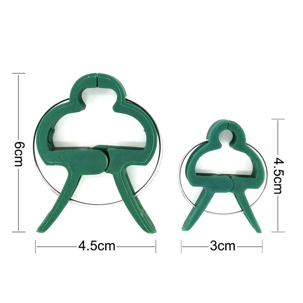 10Pcs Large + 10Pcs Small Garden Plant Support Clips Tomatoes Flowers Plastic Fixing Clamps