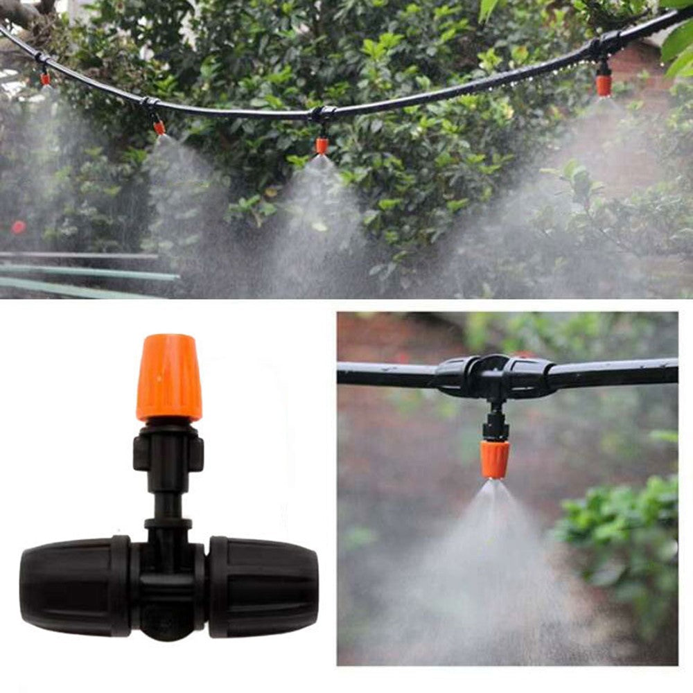 100Pcs Garden Irrigation Tube Fitting Connector Lawn Water Hose Coupler
