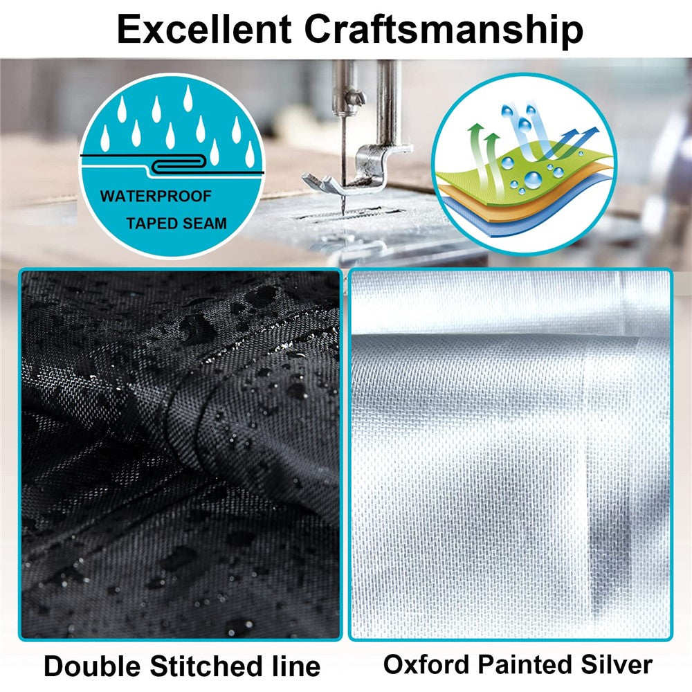 8FT Round Swimming Pool Cover 210D Oxford Cloth Solar Cover for Above Ground Pools