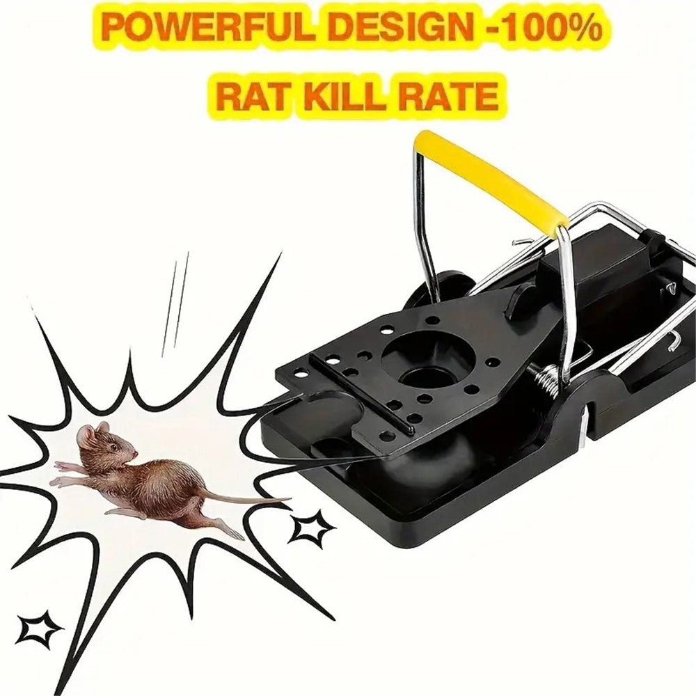 6Pcs / Set Reusable Mechanical Metal Spring Mouse Traps High Sensitive Rat Catcher