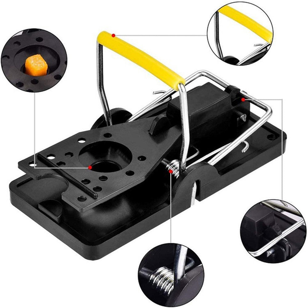 6Pcs / Set Reusable Mechanical Metal Spring Mouse Traps High Sensitive Rat Catcher