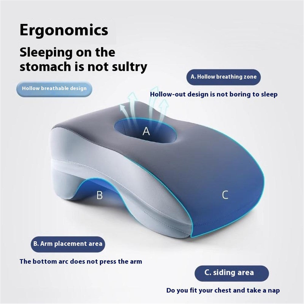 Soft Memory Foam Office Nap Pillow Sleeping Cushion with Breathable Hollow Design