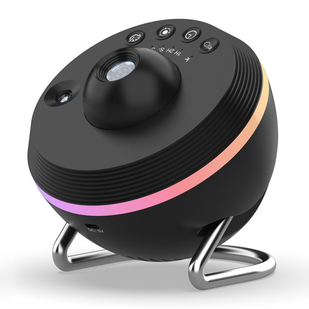 TKQ01 LED Projection Lamp 1 / 2H Timing Rotatable Space Ball Projector Meteor Galaxy Ceiling Night Light