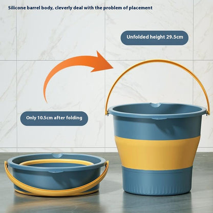Foldable Water Bucket 10L Portable Collapsible Container for Fishing / Camping / Car Wash / Travel Outdoor Indoor
