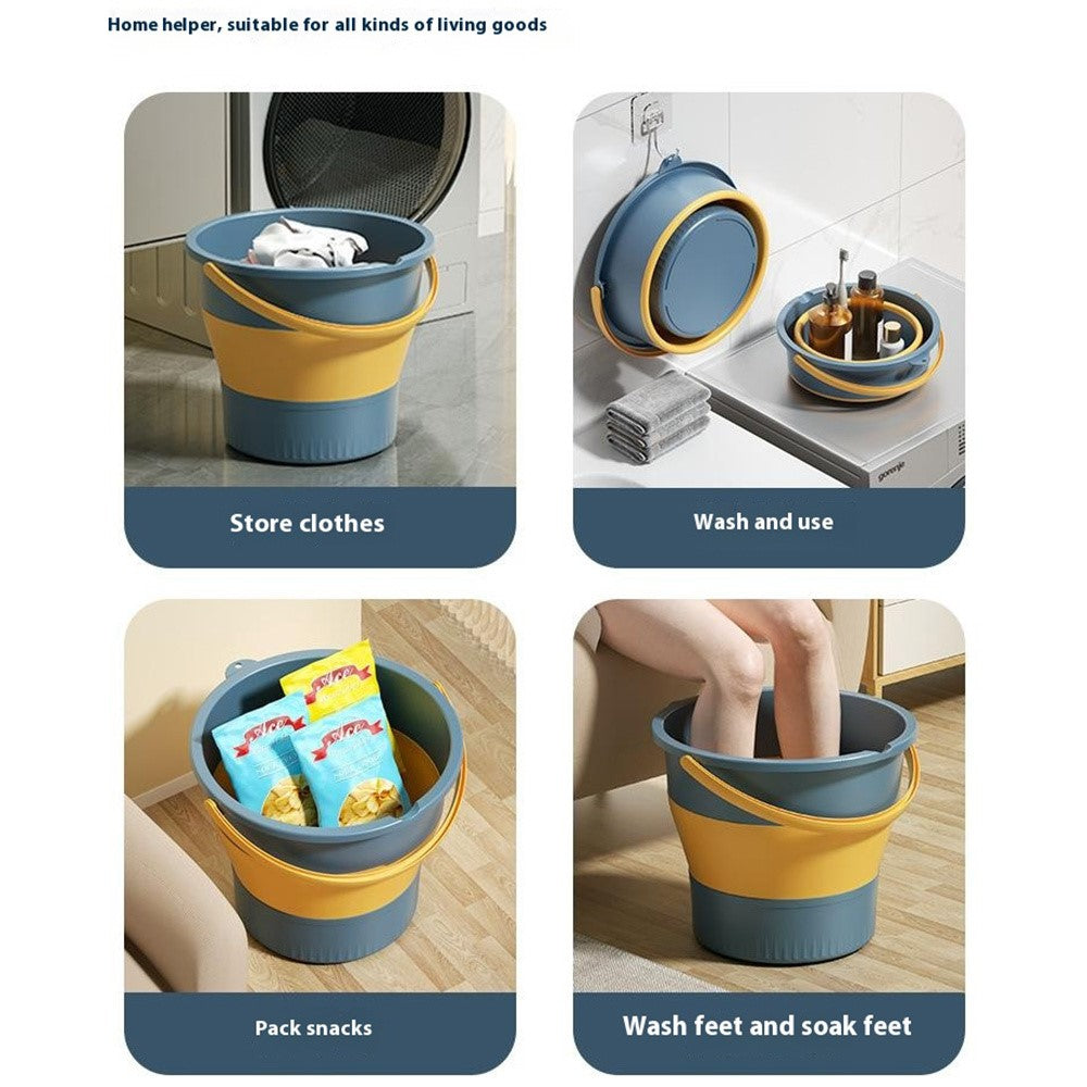 Foldable Water Bucket 10L Portable Collapsible Container for Fishing / Camping / Car Wash / Travel Outdoor Indoor