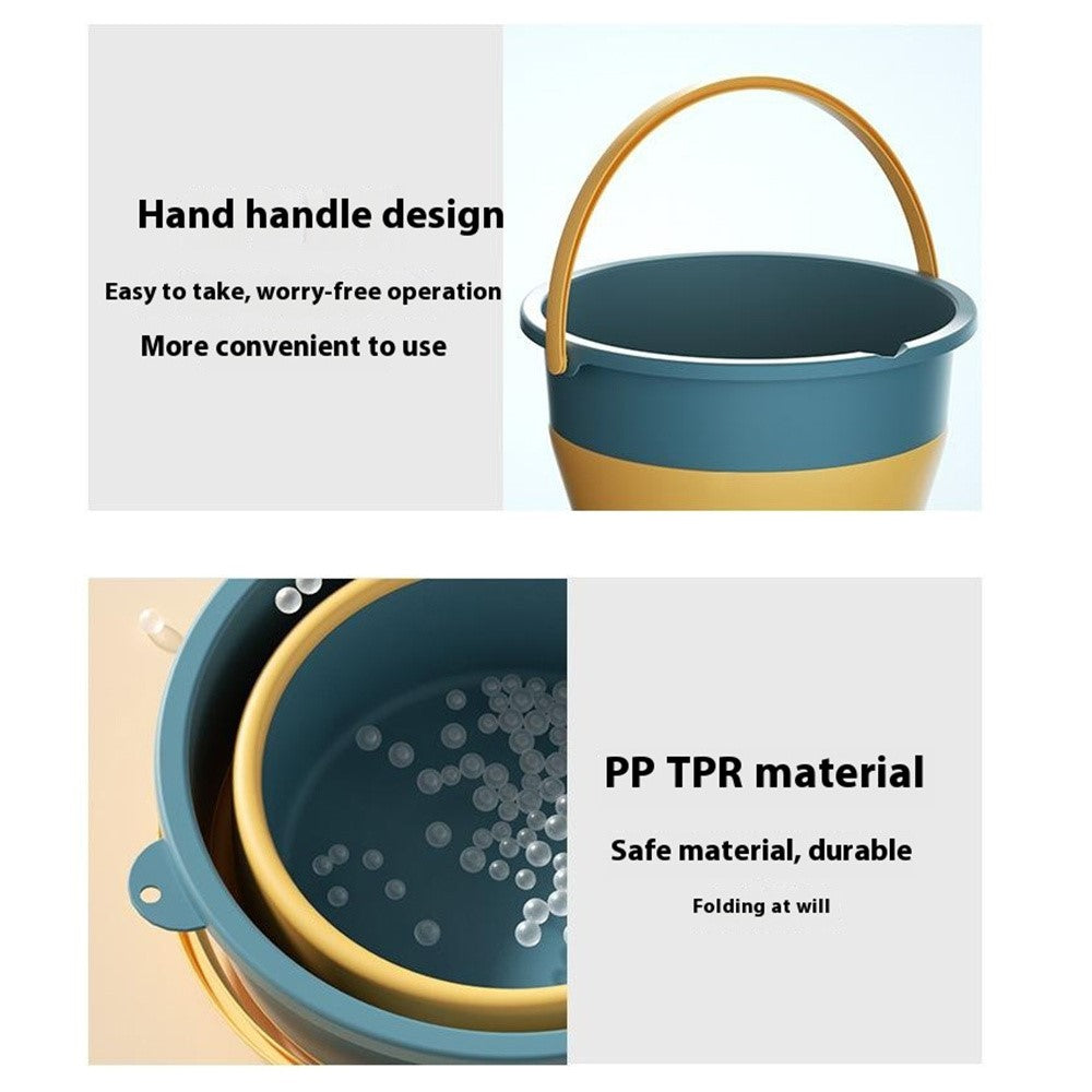Foldable Water Bucket 10L Portable Collapsible Container for Fishing / Camping / Car Wash / Travel Outdoor Indoor