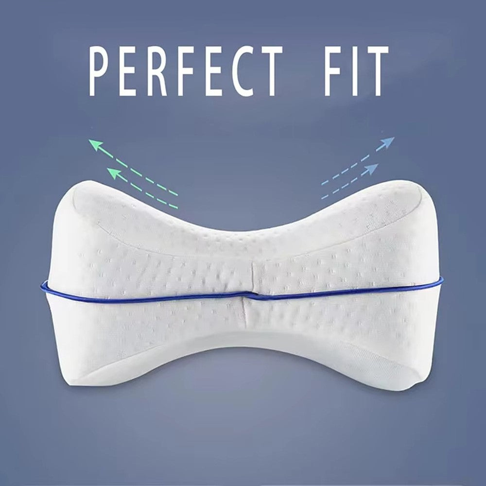 Memory Foam Leg Pillow Heart Shaped Knee Cushion Orthopedic Support for Side Sleepers