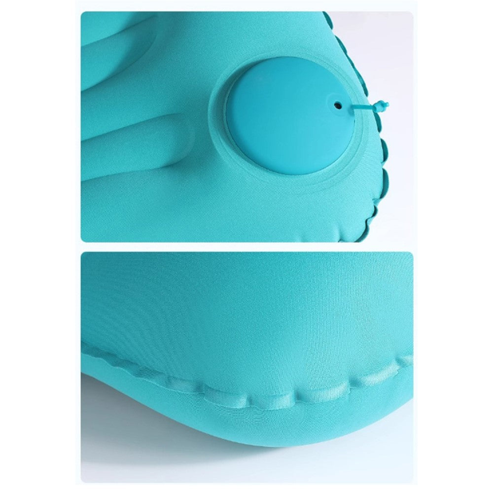 Inflatable Pillow Lumbar Support for Office / Travel / Home Milk Silk Portable Nap Cushion
