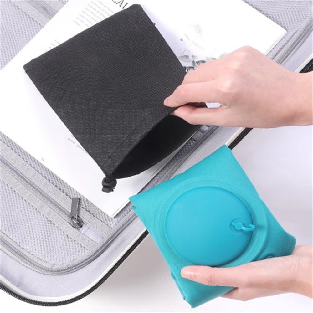 Inflatable Pillow Lumbar Support for Office / Travel / Home Milk Silk Portable Nap Cushion