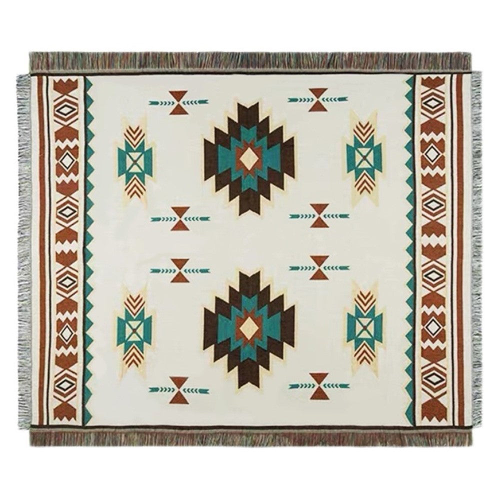 90x180cm Picnic Blanket Thick Moisture-Proof Bohemian Ground Mat for Outdoor Camping Beach