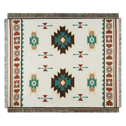 90x180cm Picnic Blanket Thick Moisture-Proof Bohemian Ground Mat for Outdoor Camping Beach