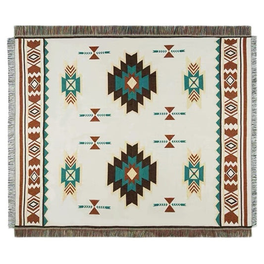 130x180cm Picnic Blanket Thick Moisture-Proof Bohemian Ground Mat for Outdoor Camping Beach