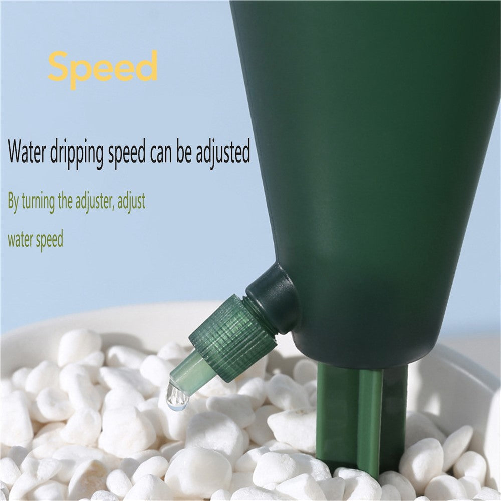 JY0034 200ML Self Watering Spikes Plant Self Watering Devices Automatic Drip Irrigation Plant Waterer with Valve Switch for Outdoor and Vacation Plant Watering