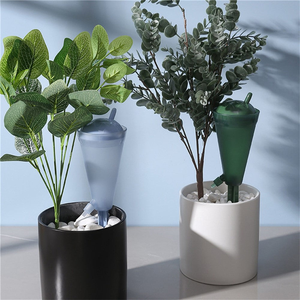 JY0034 200ML Self Watering Spikes Plant Self Watering Devices Automatic Drip Irrigation Plant Waterer with Valve Switch for Outdoor and Vacation Plant Watering