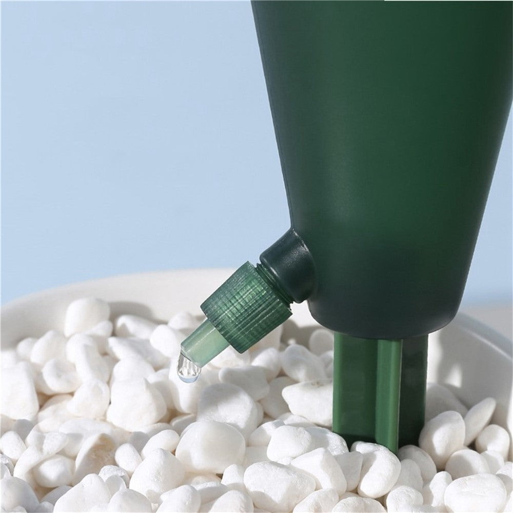 JY0034 200ML Self Watering Spikes Plant Self Watering Devices Automatic Drip Irrigation Plant Waterer with Valve Switch for Outdoor and Vacation Plant Watering