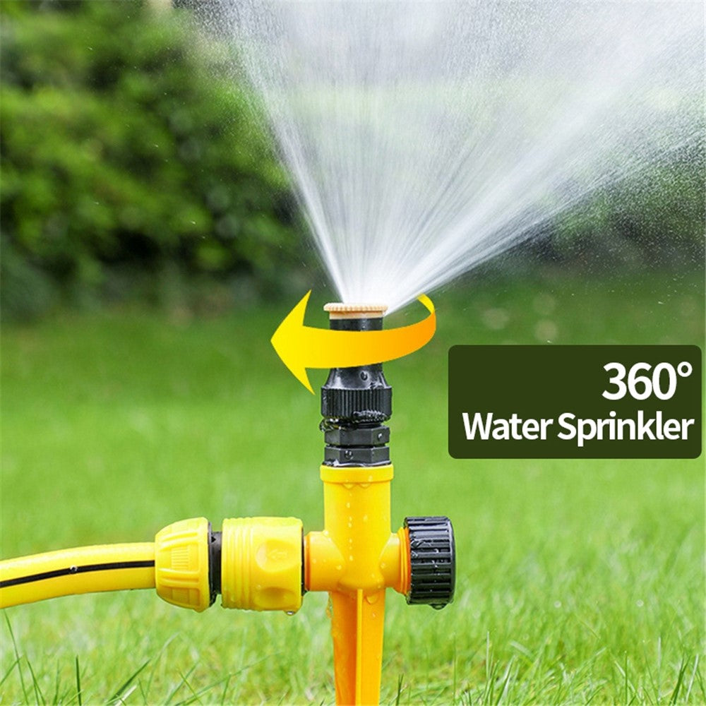 360-Degree Rotation Auto Irrigation System Garden Lawn Sprinkler Angle Adjustable Spraying Tool for Ground Plants, Grassland