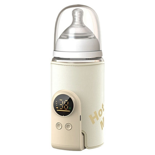 6000mAh Battery Operated Baby Bottle Warmer 360° Wrapping Heating Portable Thermostatic Bottle Sleeve with 18W USB / Type-C Fast Charge