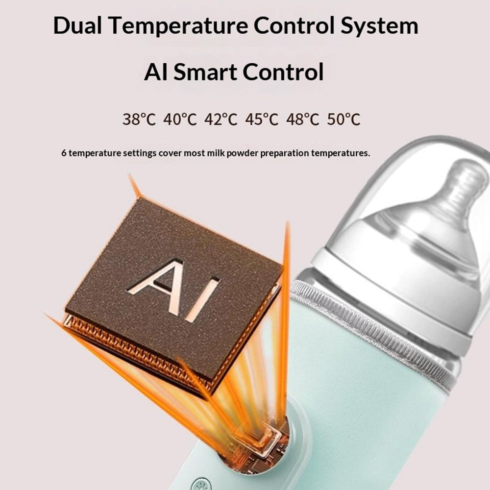 K7 Smart Constant Temperature Bottle Warmer USB Plug-in Baby Bottle Heater with 360° Full Wrapping Fast Heating Bottle Insulation Sleeve