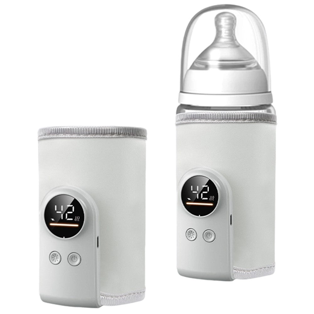 K7 Smart Constant Temperature Bottle Warmer USB Plug-in Baby Bottle Heater with 360° Full Wrapping Fast Heating Bottle Insulation Sleeve