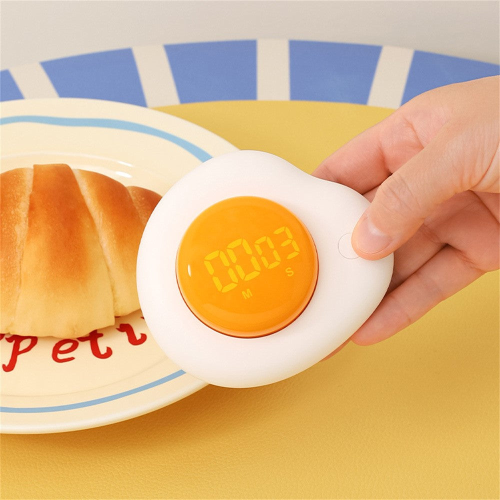 Creative Egg Magnetic Timer Kitchen Countdown Clock with Forward  /  Reverse Timing Modes for Cooking  /  Study  /  Work