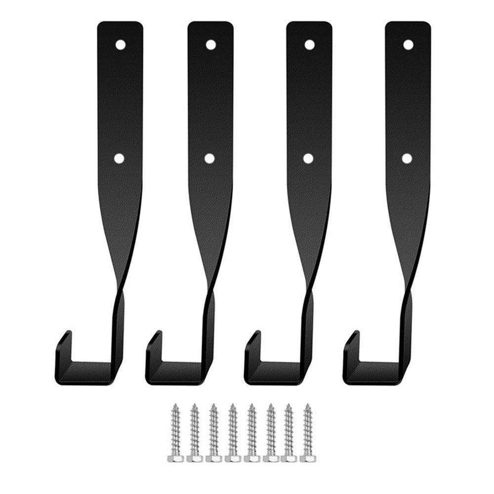 4Pcs Heavy Duty Chainsaw Storage Rack Wall Mount Hook Garage Tool Holder