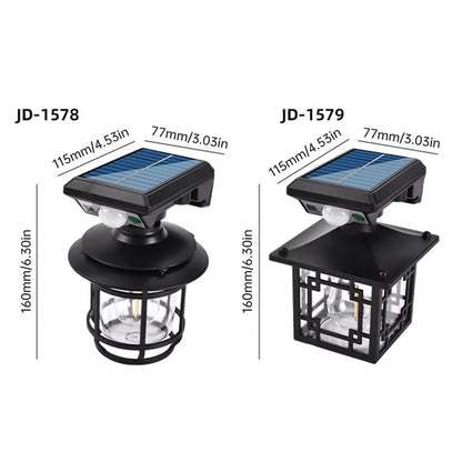 Solar Wall Light Outdoor Waterproof Motion Sensor LED Light with Intelligent Control Three Lighting Modes