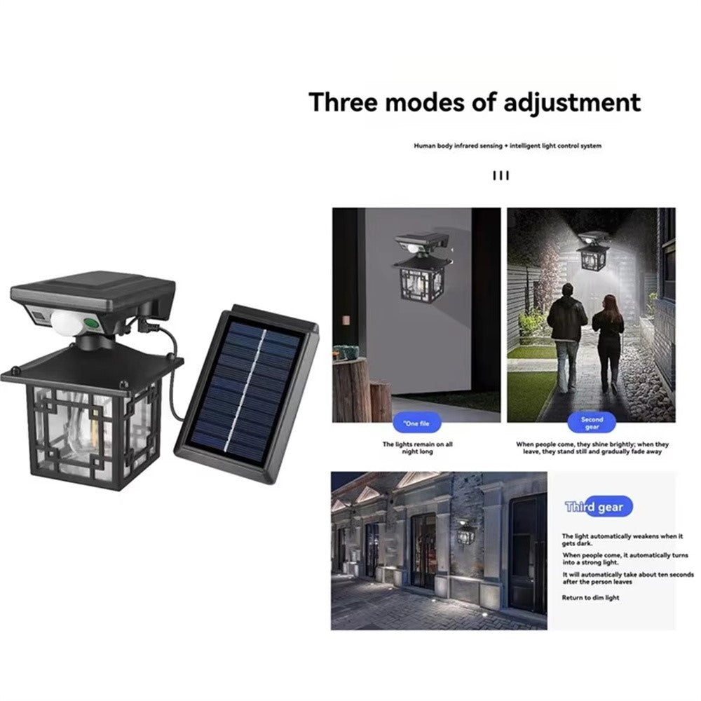 Split Type Outdoor Solar Wall Light Rotatable Waterproof Street Light Motion Sensor Road Lighting Yard Lamp