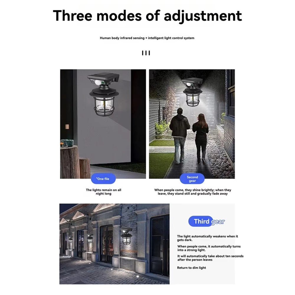 Split Type Outdoor Solar Wall Light Rotatable Waterproof Street Light Motion Sensor Road Lighting Yard Lamp
