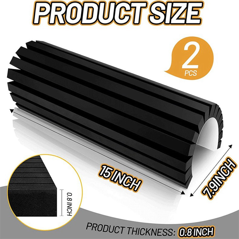 2Pcs Garage Wall Column Protector Self-Adhesive EVA Foam Parking Guard Bumper Protectors for Car Door Bump Protection