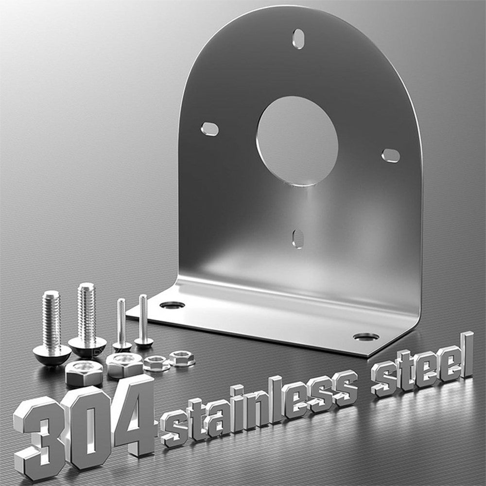 2Pcs 304 Stainless Steel L-Bracket LED Light Rack Holder Watermelon Shape LED Lamp Holder for Truck Chassis Undercarriage