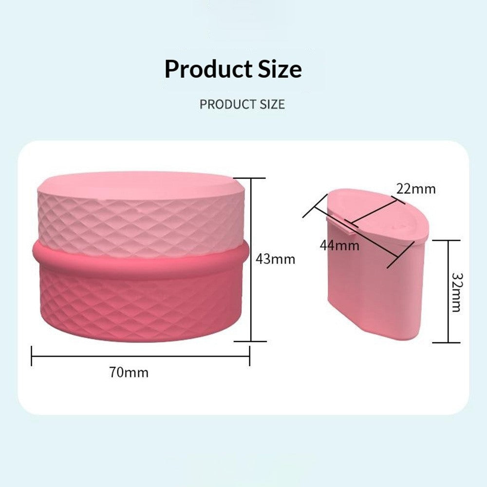 3+1 Silicone Beauty Dispenser Travel Cosmetic Container with 3Pcs Removable Inner Dispensers for Skincare Cream Pills