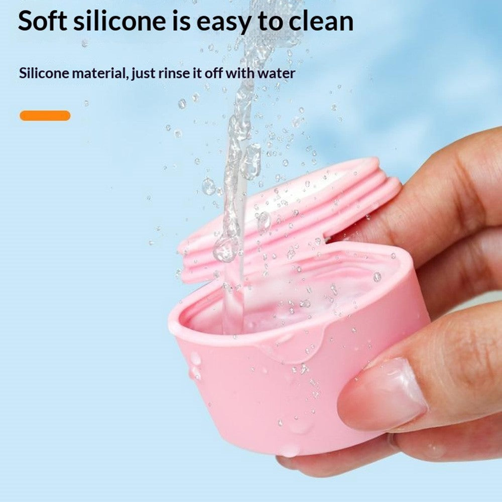 3+1 Silicone Beauty Dispenser Travel Cosmetic Container with 3Pcs Removable Inner Dispensers for Skincare Cream Pills