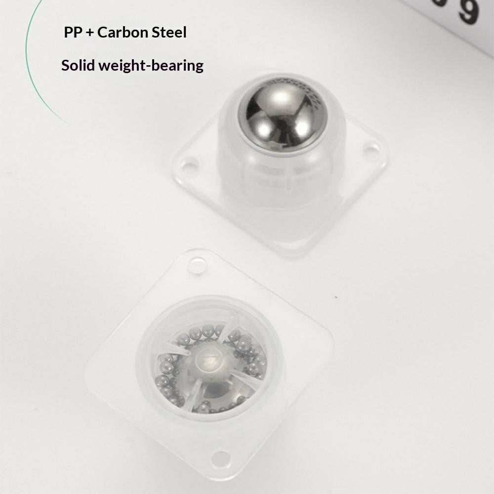 4Pcs 36x36mm Self-Adhesive Swivel Casters 60KG Load 360° Rotation Paste Caster Wheels for Furniture
