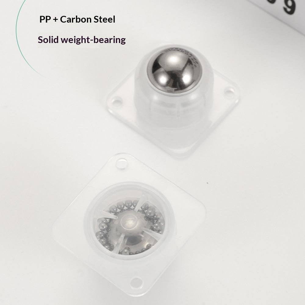 4Pcs 30x30mm Self-Adhesive Swivel Casters 20KG Load 360° Rotation Paste Caster Wheels for Furniture