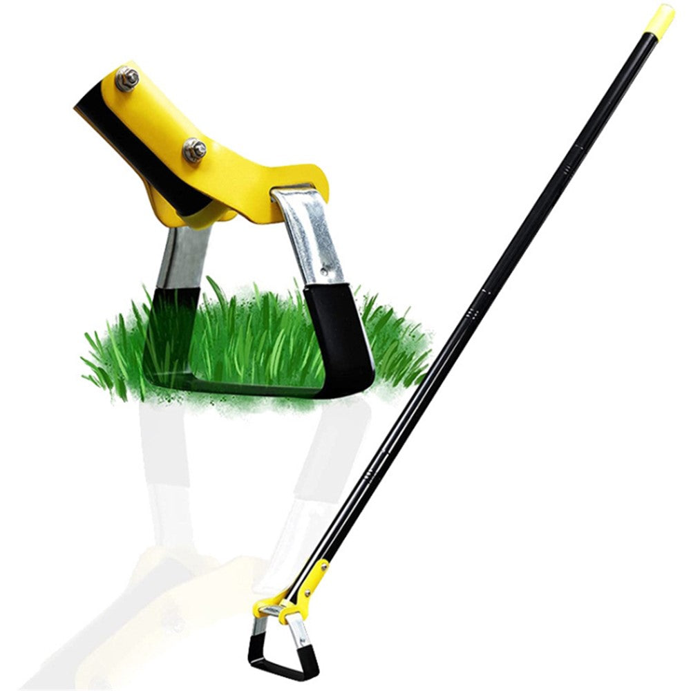 MYL-10 2.4m 6-Section Long Handle Hoe Garden Tool Loop Stirrup Hoe Scuffle Hoe for Weeding Gardening