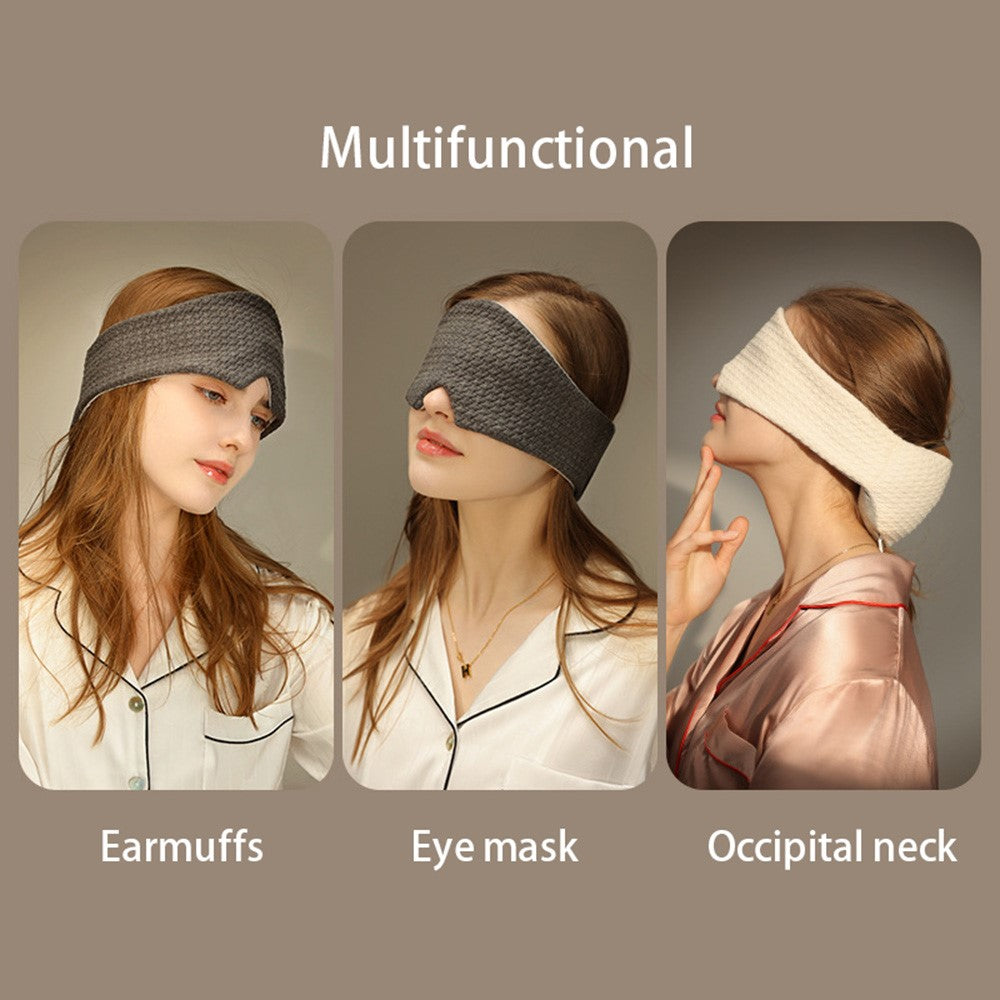 GOLOVEJOY YZ10 Widen Shading Eye Mask Neck Pillow Cotton Breathable Nap Rest Blindfold