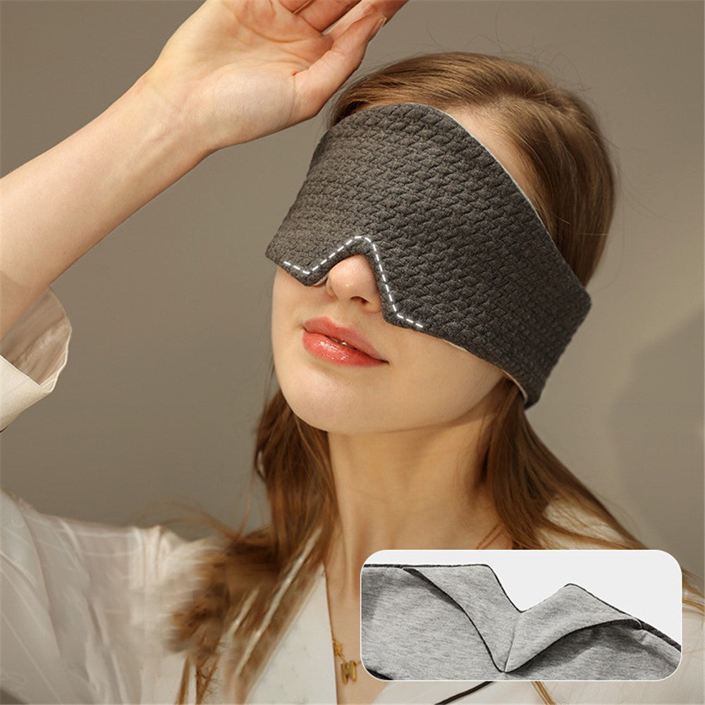 GOLOVEJOY YZ10 Widen Shading Eye Mask Neck Pillow Cotton Breathable Nap Rest Blindfold