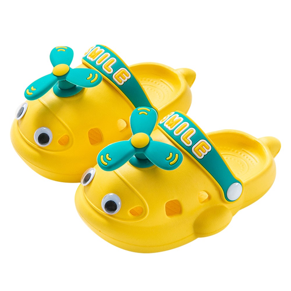 Toddler Boys’ & Girls’ Airplane Garden Shoes – Lightweight EVA Beach Sandals & Summer Slippers (1 Pair)