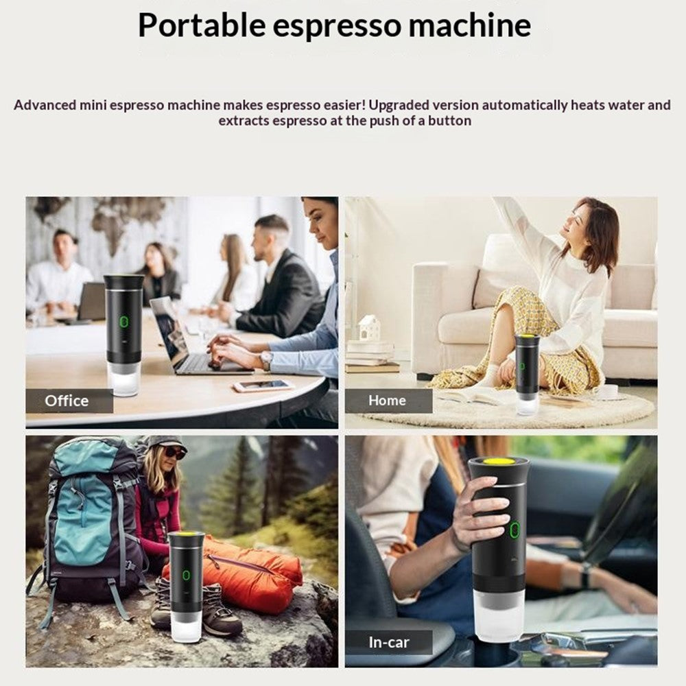 Tragbare Kaffeemaschine: Selbstheizend, Elektrisch, Espresso für unterwegs (Kaffee & Kapseln)