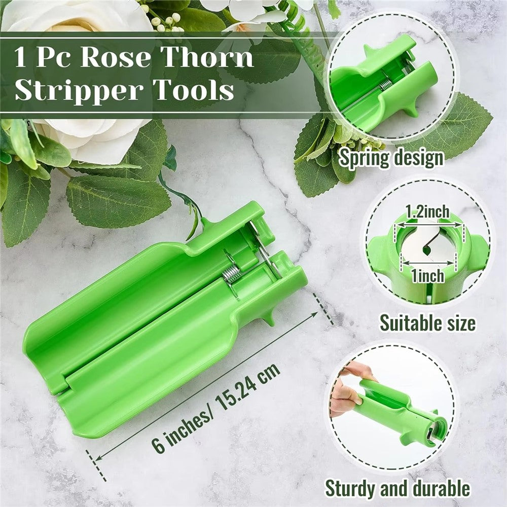 Handheld Rose Thorn Remover Portable Stem Stripper Tool for Gardening Flower Arrangement