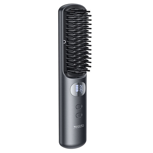 YESIDO MG23 Kabelloser Haarstrecker-Glätter 2in1 Styling-Tool mit 3 Temperaturstufen & Digital Display